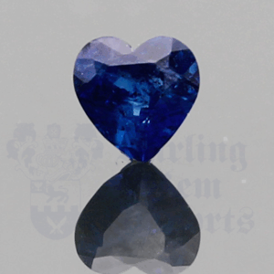 Sapphire .70ct Heart 5.6 SA275