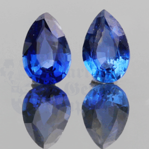 Sapphire .91ctw Pear 6x4 Pair SA289