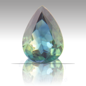 SAPPHIRE 1.04ct Pear 8x5.8 Teal TSA019