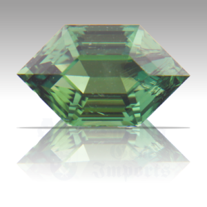 Sapphire 1.37ct Hexagon 8.8x5.1 Teal TSA022