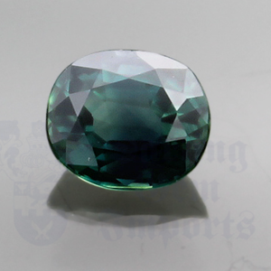 SAPPHIRE 1.15ct Oval 6.4x5.6 Teal TSA026