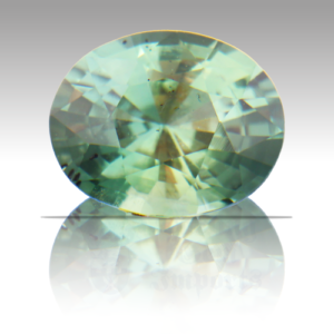 SAPPHIRE 1.08ct Oval 6.7x5.3 Teal TSA037