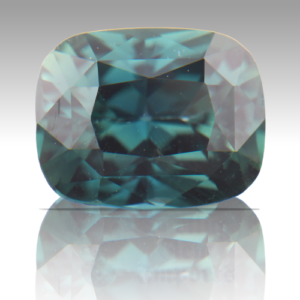SAPPHIRE 2.07ct Antique Oval 8x6 Teal TSA038