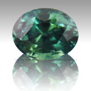 SAPPHIRE 2.57ct Oval 8.5x6.5 Teal TSA043