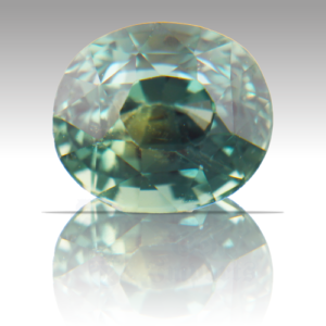 Sapphire 1.54ct Oval 6.6x5.6 Teal (No Heat) TSA066