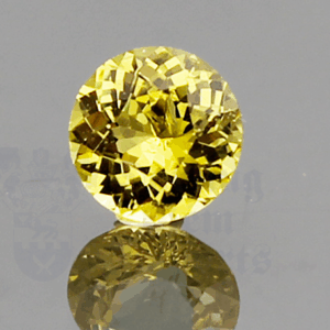 SAPPHIRE 1.39ct Round 6.9 Yellow (NH) YS032