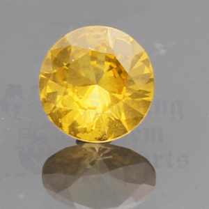 SAPPHIRE 1.67cts Round 7.5 Yellow YS033
