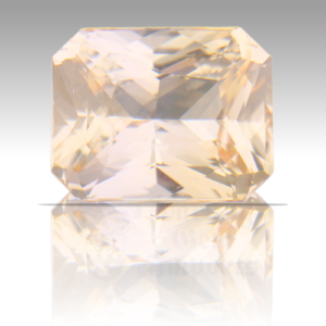 SAPPHIRE 2.16ct Radiant 8.2x6.4 Champagne YS041