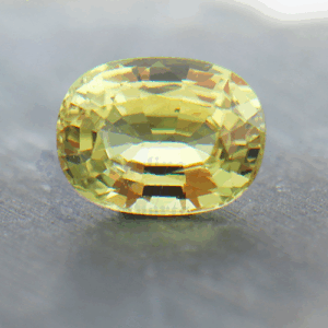 Sapphire 2.61cts Oval 9.1x6.8 Yellow YS053