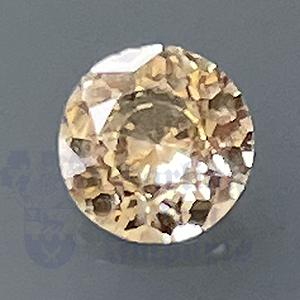 Sapphire .77ct Round 5.6 Yellow YS055