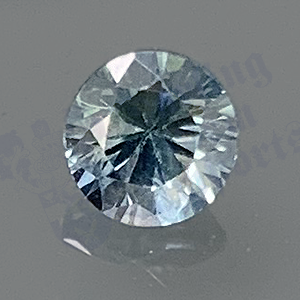 SAPPHIRE .47ct Round 4.3 Montana Origin "Ice Blue" MTS037
