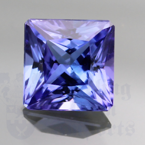 Tanzanite 3.77cts Princess 8.7 TAN016