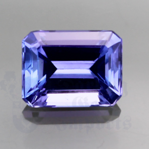 Tanzanite 1.73ct Emerald Cut 8x6 TAN033