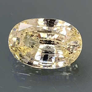 SAPPHIRE 2.54cts Oval 9.4x6.5 Yellow, No Heat YS054