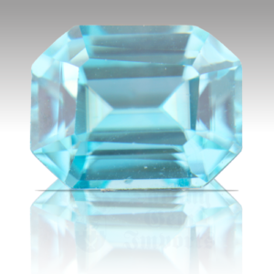Zircon 3.38cts Emerald Cut 8.9x6.9 BZ012