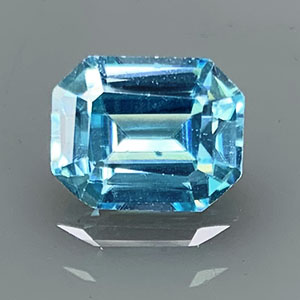 Zircon 3.38cts Emerald Cut 8.9x6.9 BZ012