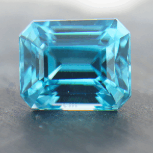 Zircon 5.29ct Emerald Cut 9.8x8 BZ021