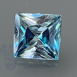Zircon 1.25cts Princess 5.5x5.3 BZ029