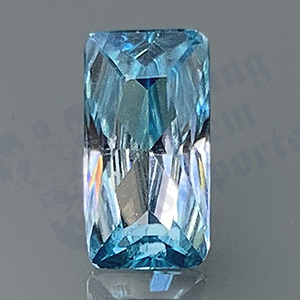 Zircon 3.23cts Radiant 11x5.9 BZ033