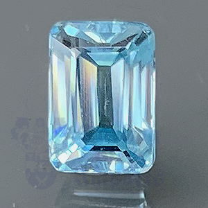 Zircon 2.28cts Emerald Cut 7.3x5.3 BZ042