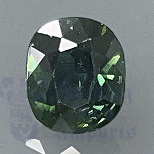 SAPPHIRE .96ct Cushion 6.5x5.6 Teal TSA039