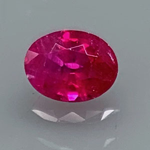RUBY 1.10cts Oval 6.9x5.1 RU076