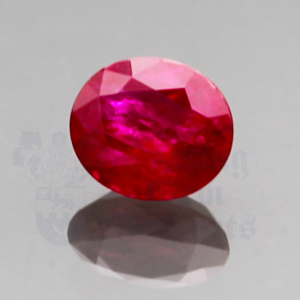 RUBY 1.10cts Oval 6.8x5.9 RU088