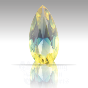 Sapphire 1.07ct Pear 9.9x5 Parti (Unheated)  YS049