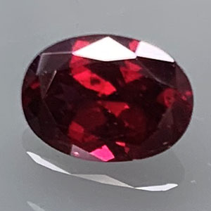 Garnet .80cts Oval 6.8x4.8 Chrome-Pyrope (Anthill-Rare) GA009
