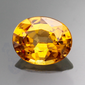 Garnet 1.21 Oval 7.6x6.2 Hessonite GA012