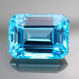 Topaz 31.81cts Emerald Cut 20x15 Swiss TOP044
