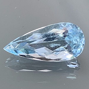 Aquamarine 2.81cts Pear 14.3x6.8 AQ067