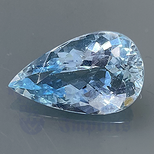 Aquamarine 6.38ct Pear 16.8x8.5 AQ066