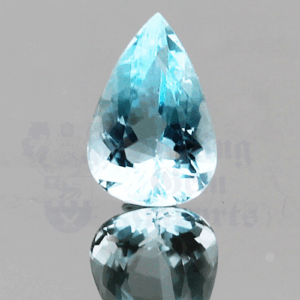Aquamarine 2.07ct Pear 11.2x7.5 AQ074