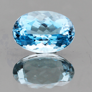 Aquamarine 2.29ct Oval 10.2x7 Hyper Blue AQ090