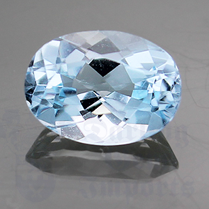 Aquamarine 1.24cts Oval 8.2x6.1 AQ093