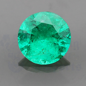 Emerald .64ct Round 6 EM136