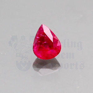 Ruby .60ct Pear 5.6x4.4 RU108