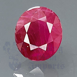 Ruby 1.15ct Oval 7x6 RU118