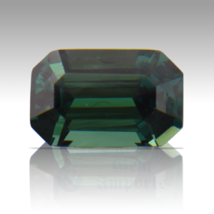 Sapphire 1.19ct Emerald Cut 7x4.5 Teal TSA067