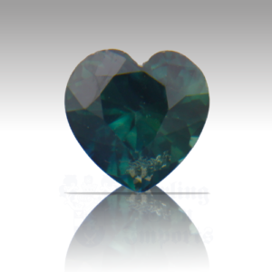Sapphire .90ct Heart 5.9 Teal TSA076