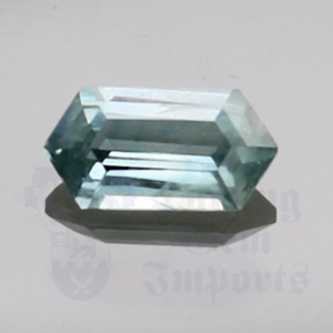 Sapphire .80ct Hexagon 7x4 Teal TSA078