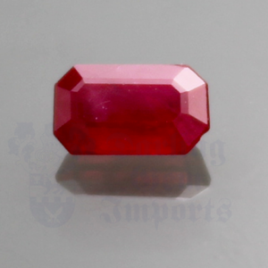 Ruby .73ct Emerald Cut 6.1x3.6 RU143