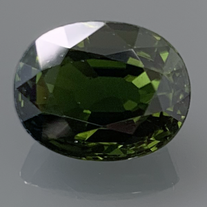 Green Tourmaline 3.85cts Oval 10.8x8.3 Chrome (AGL) GTU062