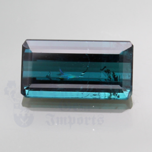 Tourmaline 3.46ct Emerald Cut 12.4x6.5 Indicolite GTU065