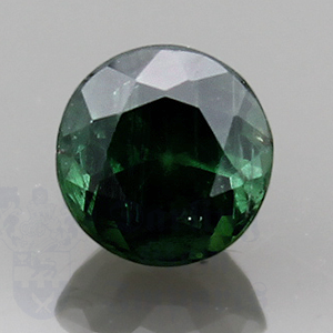 Green Tourmaline 1.40ct Round 6.7 Teal GTU087