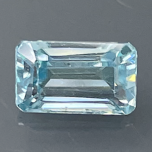 Zircon 2.56cts Emerald Cut 8.4x5.1 BOS212