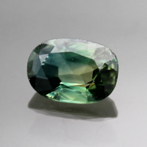 Sapphire 1.19ct Antique Oval 7.3x5.2 "Peacock" BOS135