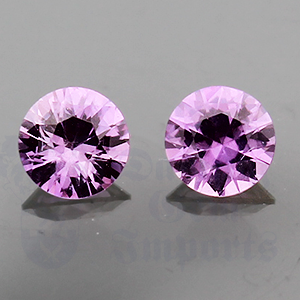 Sapphire .90ct Round 4.75 Pair PKS065