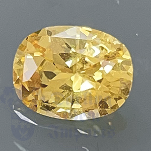 Sapphire 1.10ct Oval 7.1x5.5 Yellow YS070